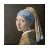 Meisje met een parel - Johannes Vermeer Art Tegeltje (Voorkant)