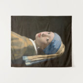 Meisje met een parel - Johannes Vermeer Art Wandkleed (Voorkant (horizontaal))