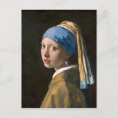 Meisje met een parel | Johannes Vermeer | Briefkaart (Voorkant)