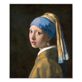 Meisje met een parel | Johannes Vermeer | Foto Afdruk