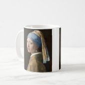 Meisje met een parel koffiemok (Voorkant links)