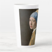 Meisje met een parel latte mok (Voorkant)