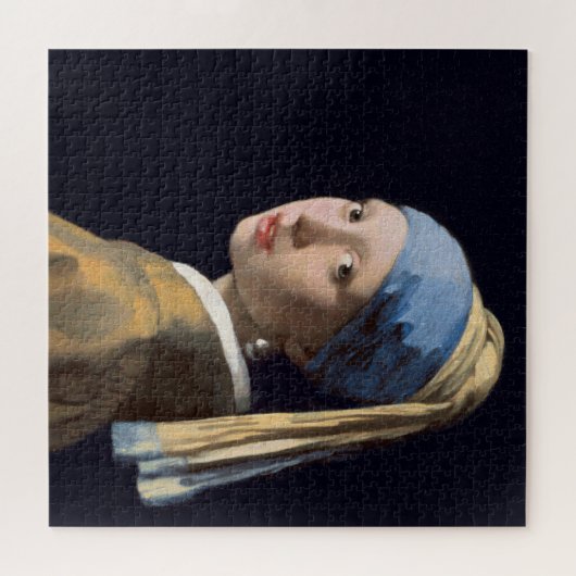 Meisje met een parel legpuzzel (Horizontaal)