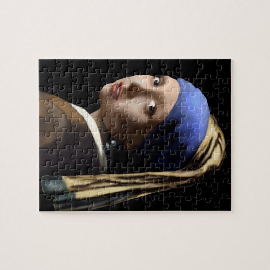 Meisje met een parel legpuzzel (Horizontaal)