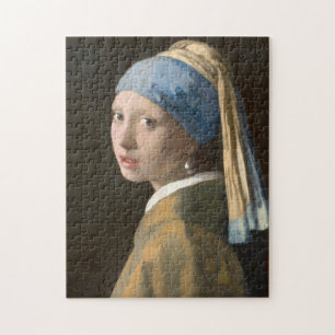 Meisje met een parel legpuzzel