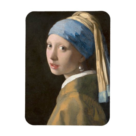 Meisje met een parel magneet (Verticaal)