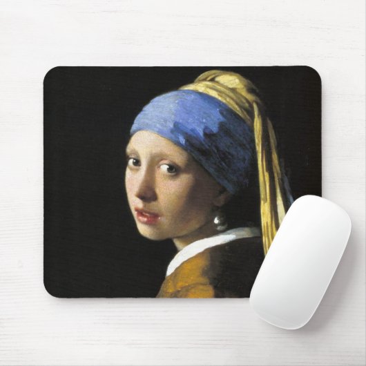 Meisje met een parel muismat (Met muis)