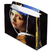 Meisje met een parel na Johannes Vermeer Groot Cadeauzakje (Achterkant Gekanteld)