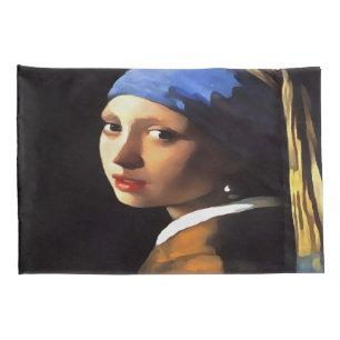 Meisje met een parel na Johannes Vermeer Kussensloop