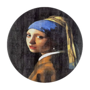 Meisje met een parel na Johannes Vermeer Snijplank