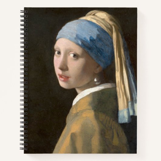 Meisje met een parel notitieboek (Voorkant)