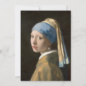 Meisje met een parel oorbel | Johannes Vermeer (Voorkant)