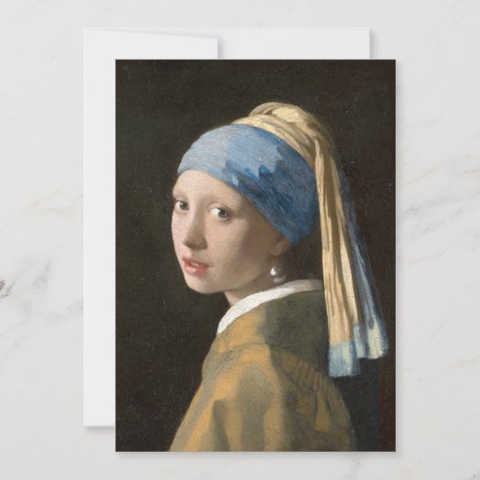 Meisje met een parel oorbel | Johannes Vermeer (Voorkant)