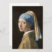 Meisje met een parel oorbel | Johannes Vermeer (Voorkant / Achterkant)
