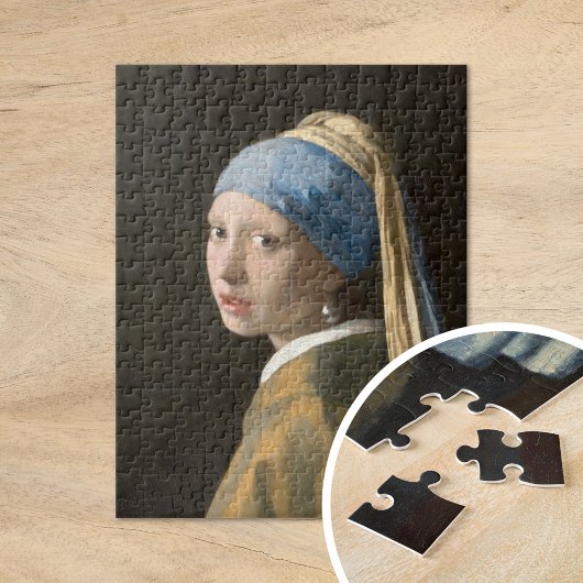 Meisje met een parel oorbel | Johannes Vermeer Legpuzzel