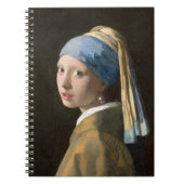Meisje met een parel oorbel | Johannes Vermeer Notitieboek (Voorkant)