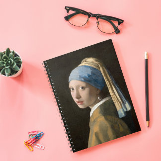 Meisje met een parel oorbel | Johannes Vermeer Notitieboek