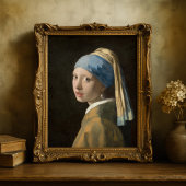Meisje met een parel oorbel | Johannes Vermeer Poster