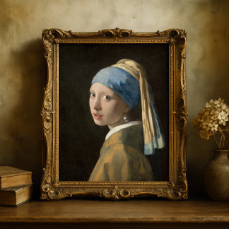 Meisje met een parel oorbel | Johannes Vermeer Poster