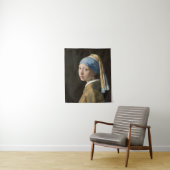 Meisje met een parel oorbel | Johannes Vermeer Wandkleed (In situ)