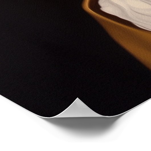 Meisje met een parel oorbel roken Funny Poster (Hoek)