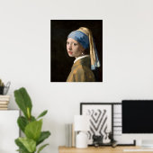 Meisje met een parel poster (Thuiskantoor)
