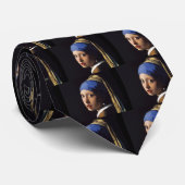 Meisje met een parel stropdas (Opgerold)