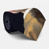 Meisje met een parel stropdas (Opgerold)