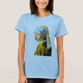 meisje met een parel t-shirt (Voorkant)