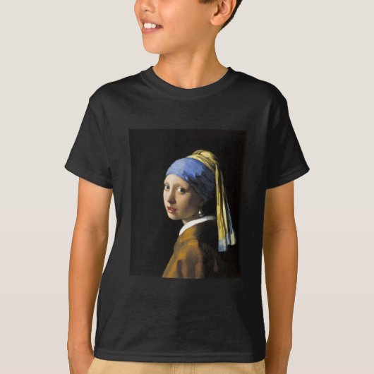 Meisje met een parel t-shirt (Voorkant)