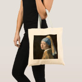 Meisje met een parel tote bag (Voorkant (product))