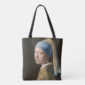 Meisje met een parel tote bag (Achterkant)