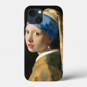 Meisje met een parel van Johannes Vermeer Case-Mate iPhone Case (Achterkant)
