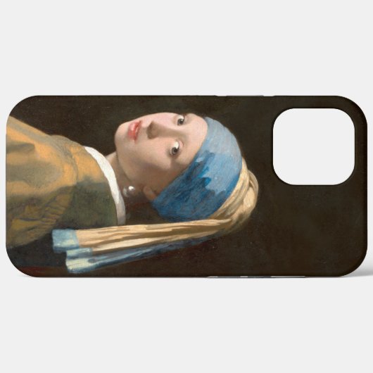 Meisje met een parel van Johannes Vermeer Case-Mate iPhone Case (Achterkant (horizontaal))