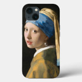 Meisje met een parel van Johannes Vermeer Case-Mate iPhone Case (Achterkant)