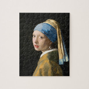 Meisje met een parel van Johannes Vermeer Legpuzzel