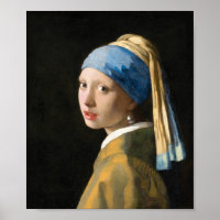 Meisje met een parel van Johannes Vermeer