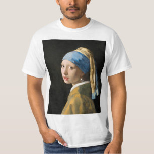 Meisje met een parel van Johannes Vermeer T-shirt