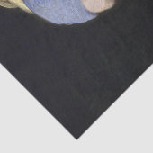 Meisje met een parel van Johannes Vermeer Tissuepapier (Detail)