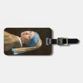 Meisje met een parelaar (1665) Johannes Vermeer Bagagelabel (Voorkant horizontaal)