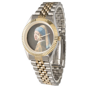 Meisje met een parelaar (1665) Johannes Vermeer Horloge