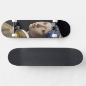 Meisje met een parelaar die Johannes Vermeer verdi Skateboard (Horizontaal)