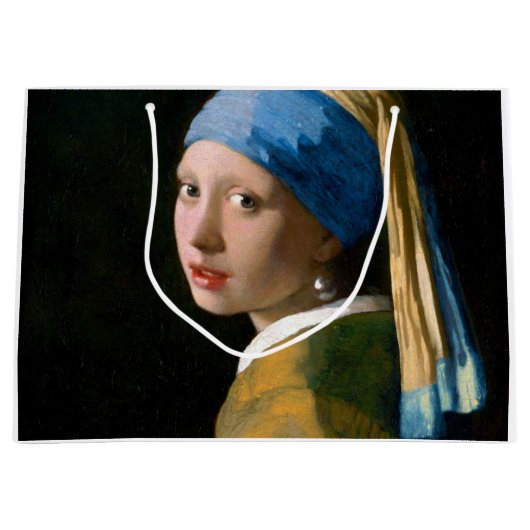 Meisje met een parelaar, Johannes Vermeer, 1665 Groot Cadeauzakje (Voorkant)