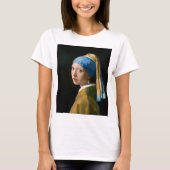 Meisje met een parelaar, Johannes Vermeer, 1665 T-shirt (Voorkant)