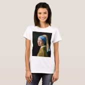 Meisje met een parelaar, Johannes Vermeer, 1665 T-shirt (Voorkant volledig)