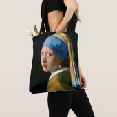 Meisje met een parelaar, Johannes Vermeer, 1665 Tote Bag (Dichtbij)