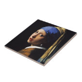 Meisje met een parelaar tegeltje (Zijkant)