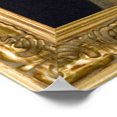 Meisje met een parelaartje - zelfschot poster (Hoek)