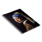 Meisje met een parelschilder van Vermeer Notitieboek (Rechterzijde)