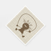 Meisje met een puistpapier servet (Hoek)